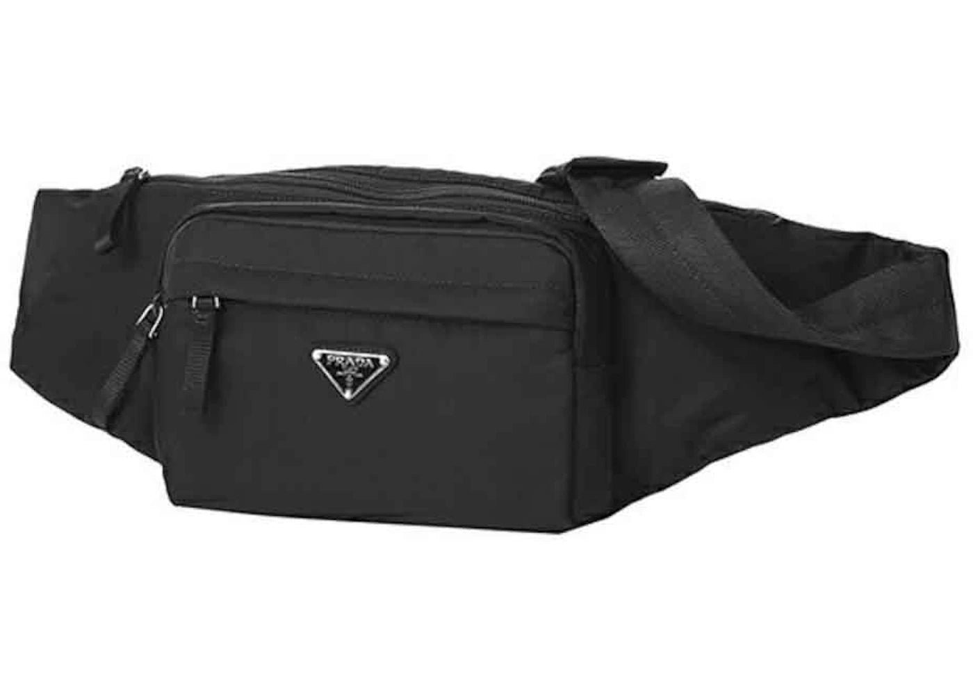 Prada Waist Bag Tessuto Nylon Nero -1