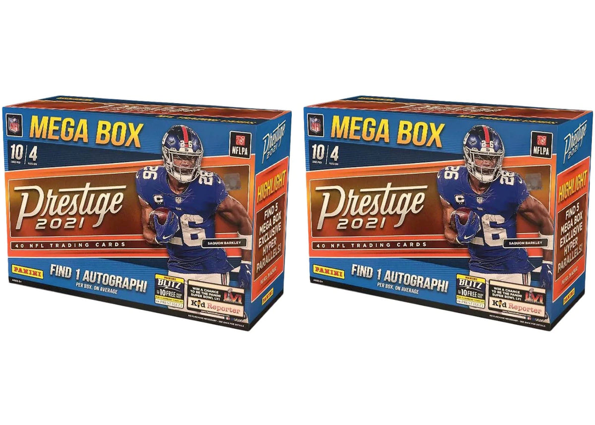 2021 Panini Prestige Football Mega Box 2x Lot -1