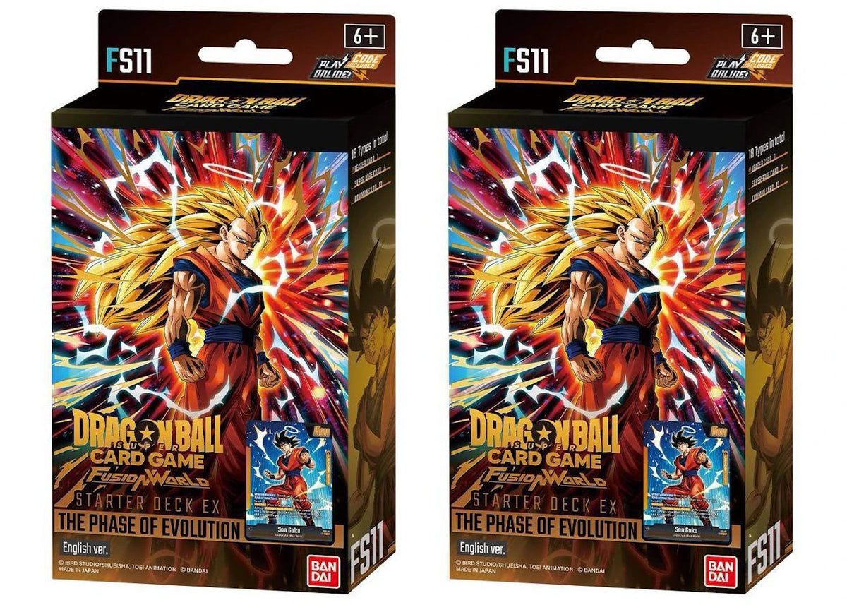 2026 Bandai Dragon Ball Super TCG Fusion World The Phase of Evolution Starter Deck FS11 2x Lot -1
