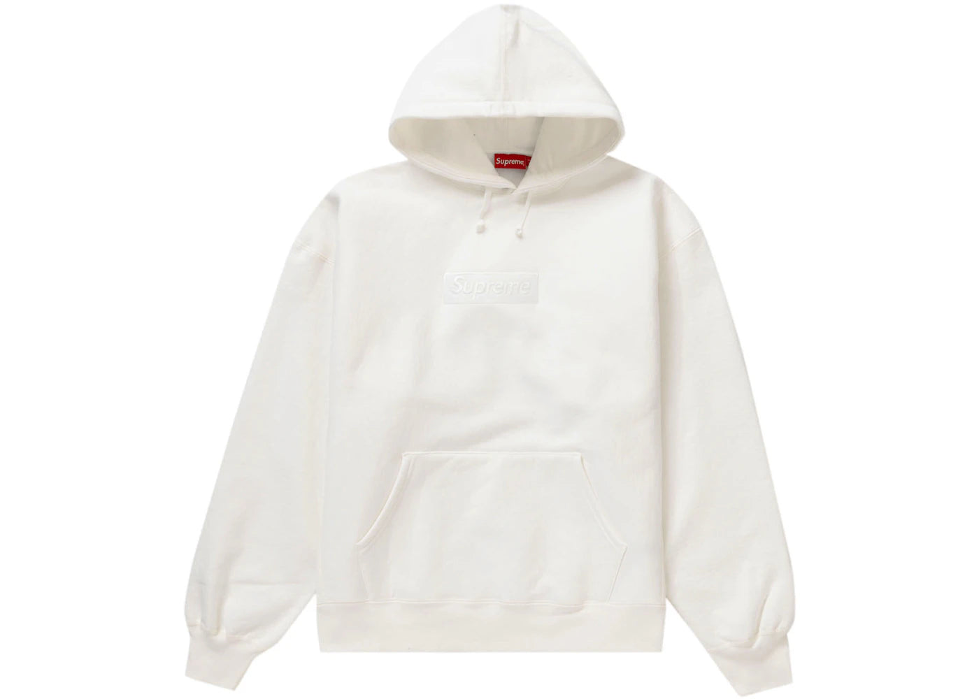 Supreme Box Logo Hooded Sweatshirt (FW23) White -1