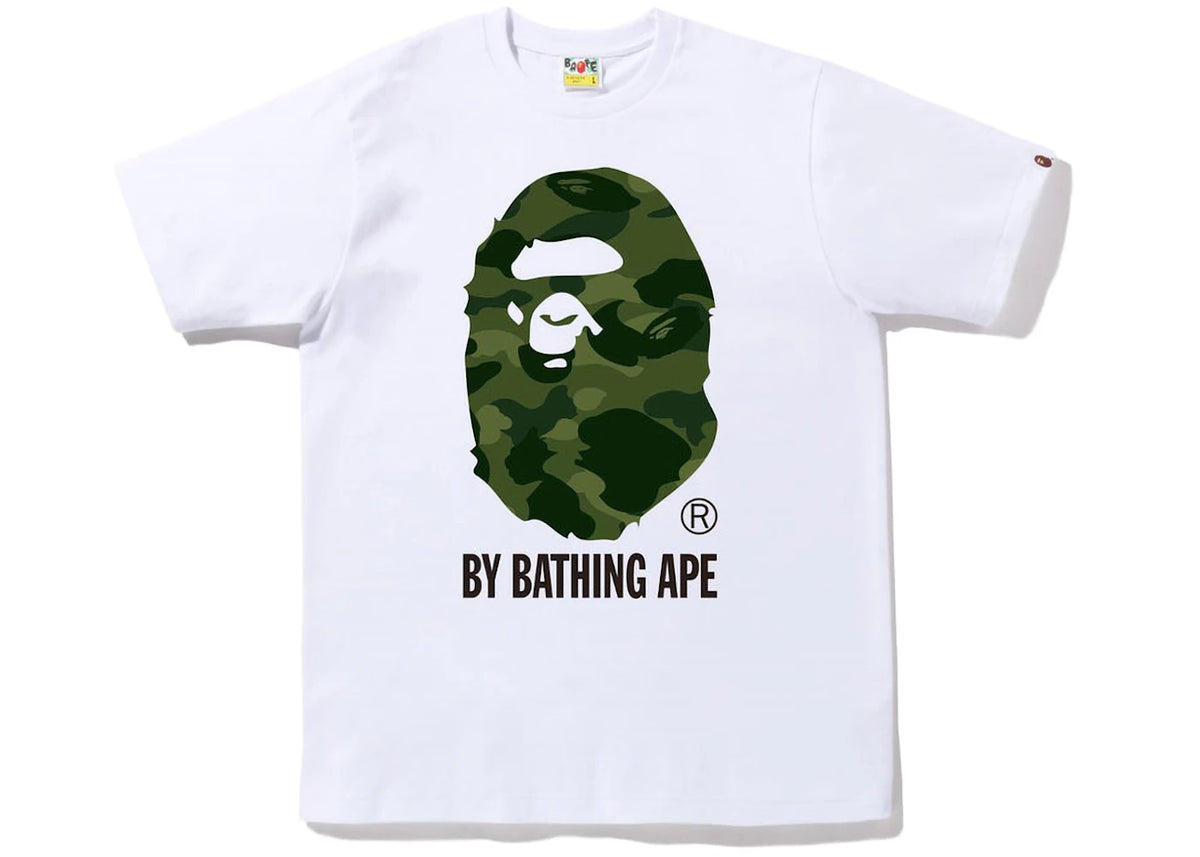BAPE Color Camo By Bathing Ape Tee (FW22) White Green -1