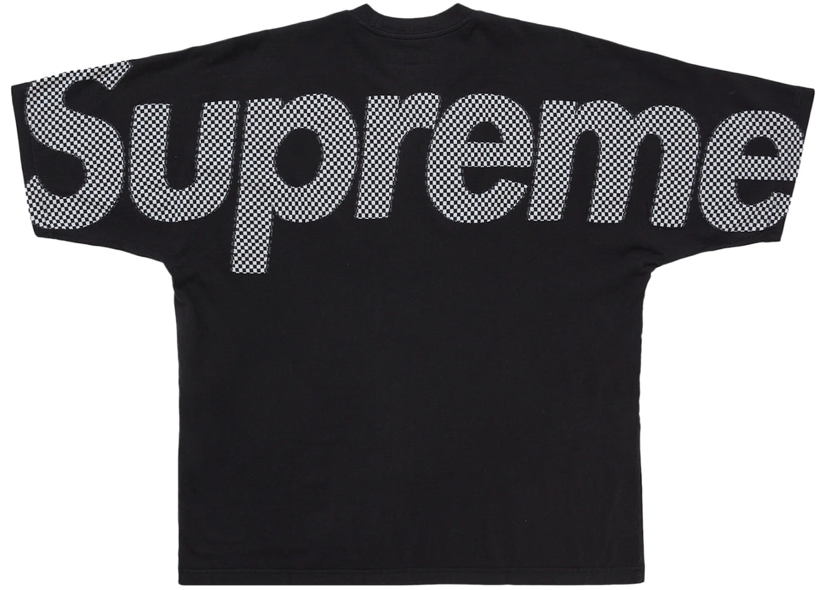 Supreme Checkerboard Intarsia S/S Top Black -1