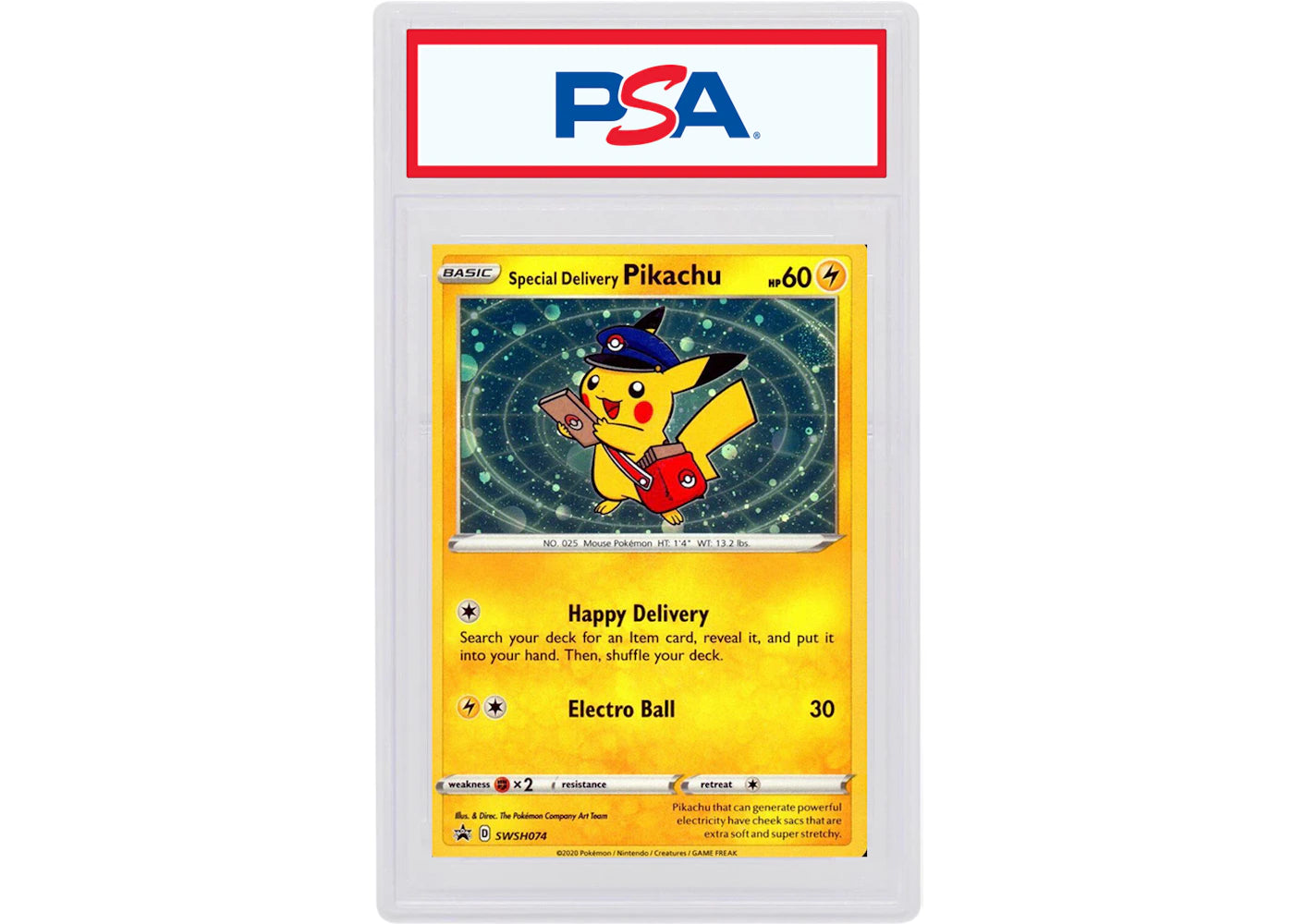Special Delivery Pikachu 2020 Pokemon TCG Sword & Shield Store Opening Promos (PSA or BGS Graded) -1