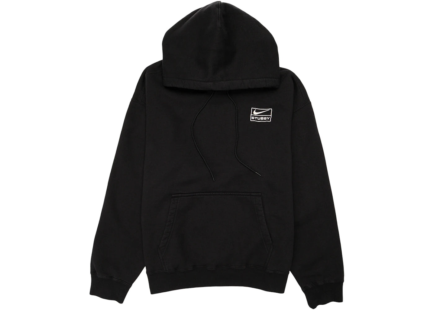 Nike x Stussy Washed Hoodie Black -1