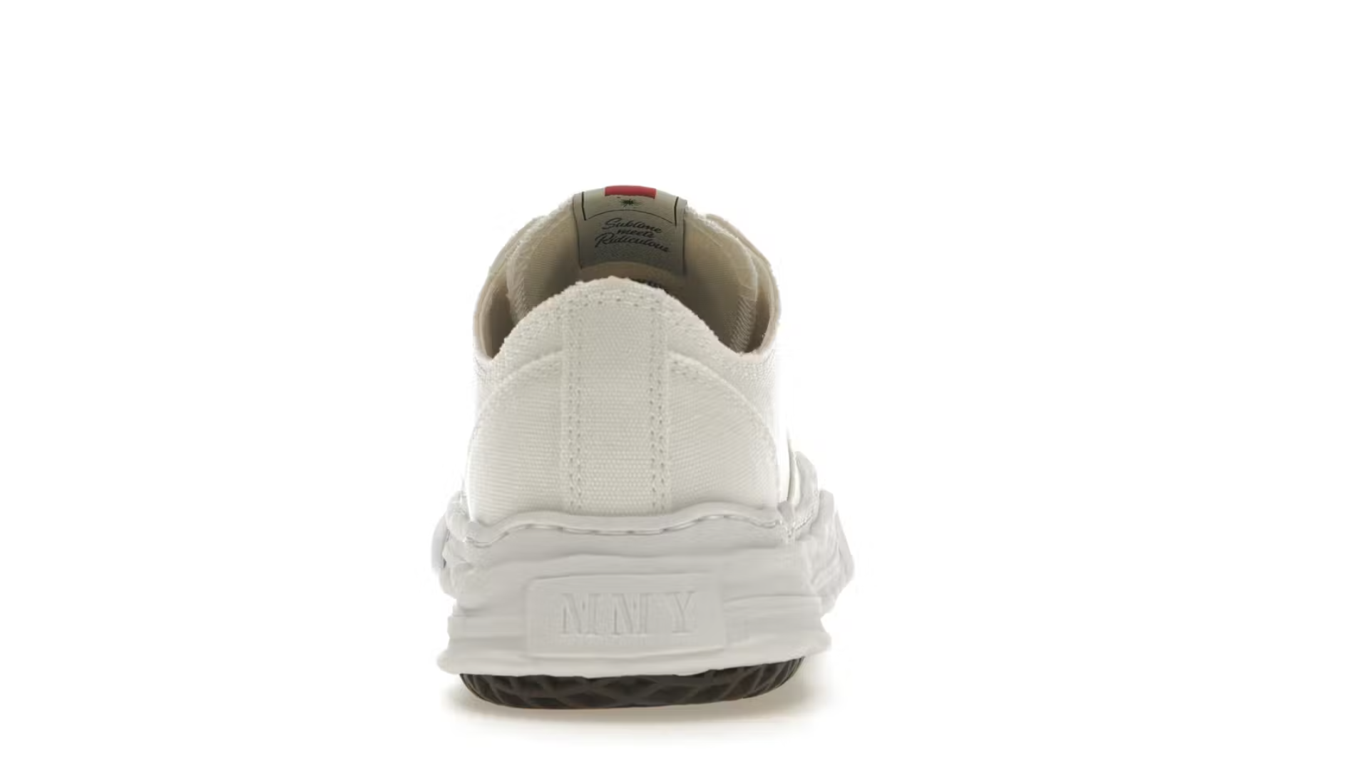 mihara yasuhiro hank og sole canvas low white Back