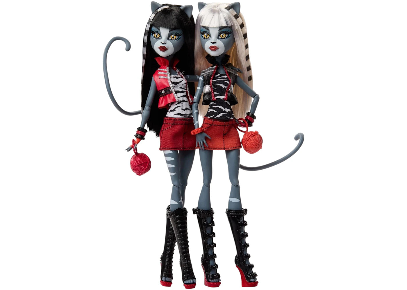 Mattel Monster High Boo-riginal Creeproduction G1 Meolowdy and Purrsephone Dolls 2-Pack -1