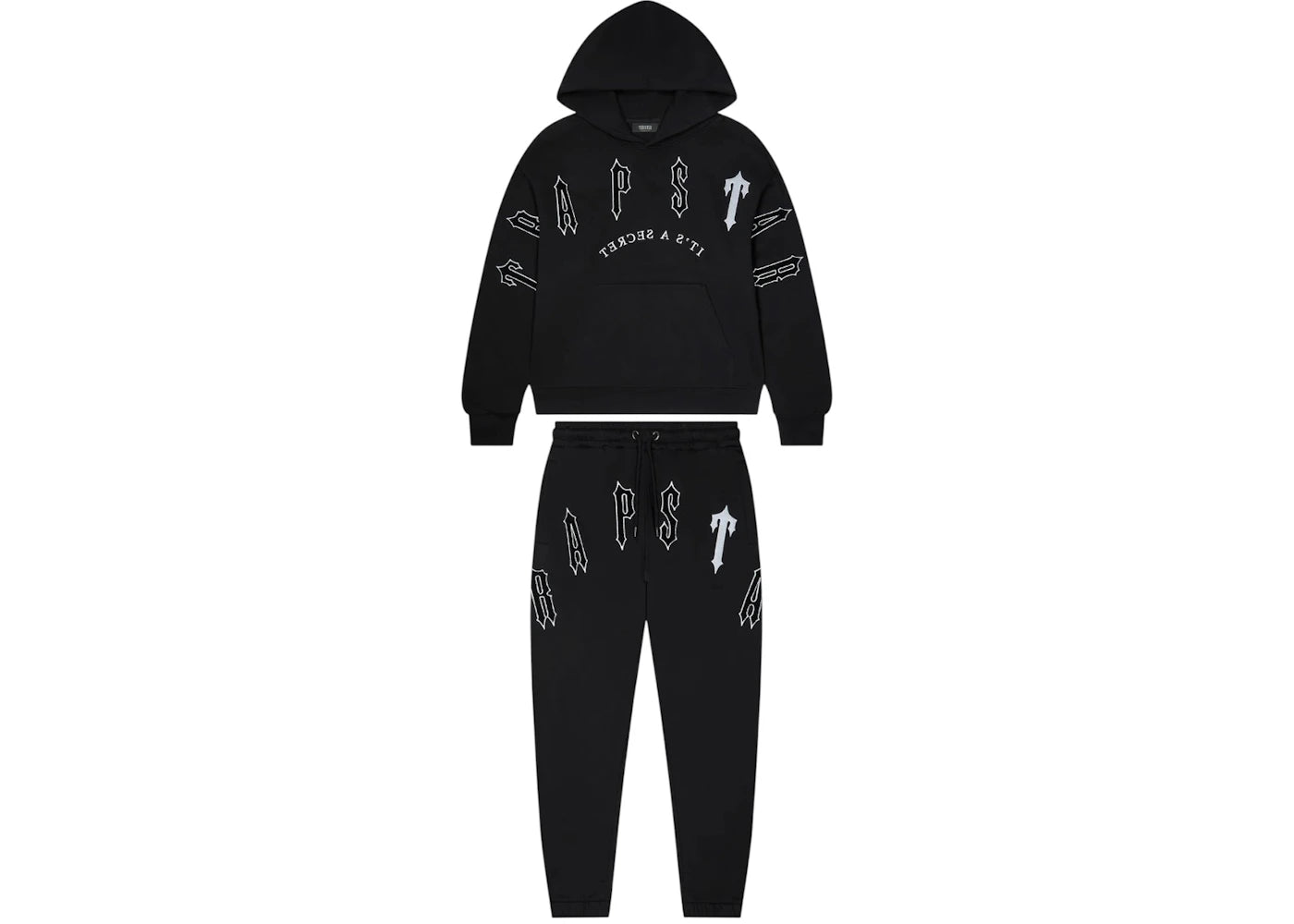 Trapstar Irongate Arch Chenille 2.0 Tracksuit Black/White -1