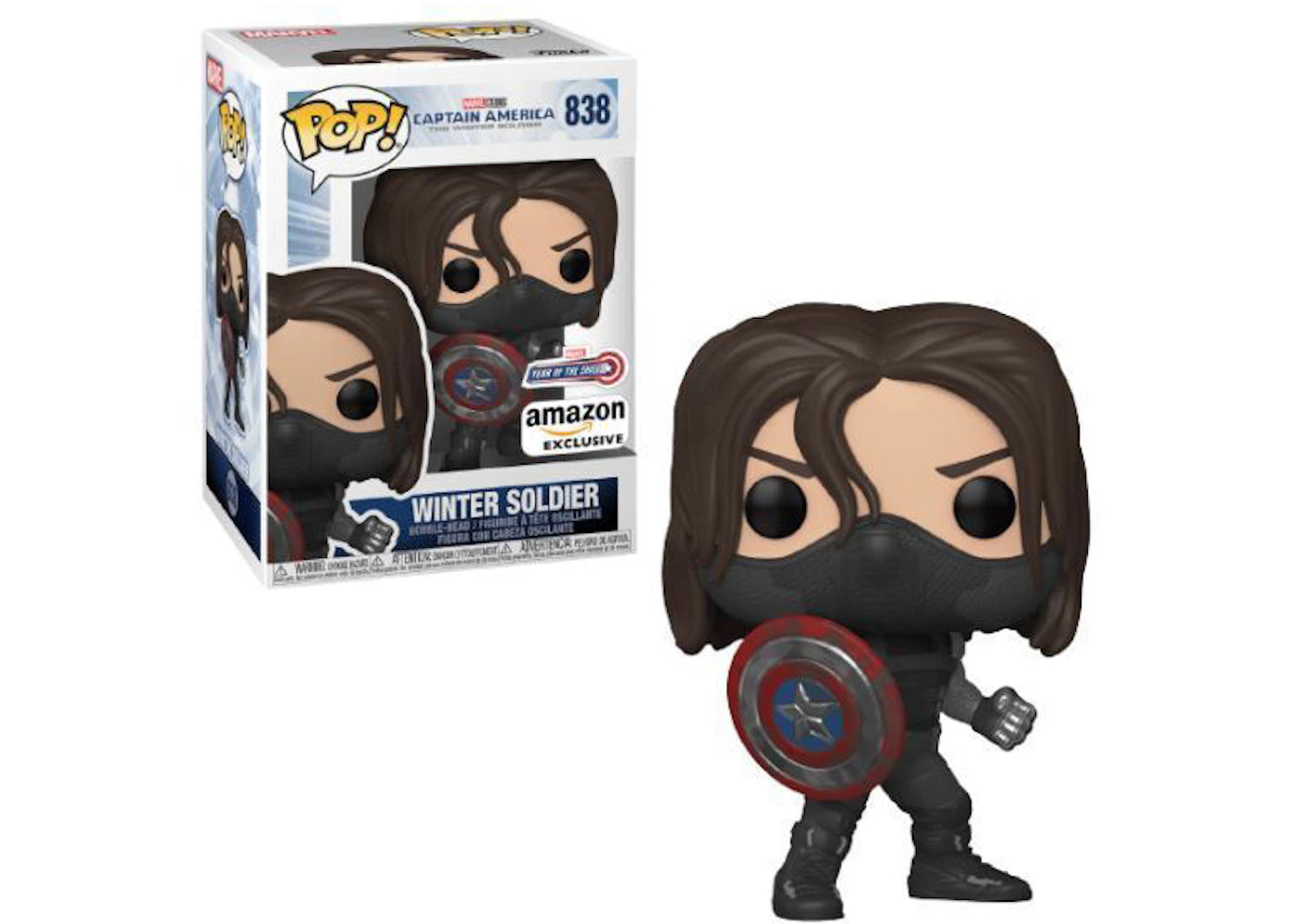 Funko Pop! Marvel Year of The Shield The Winter Soldier Figure #838 -1