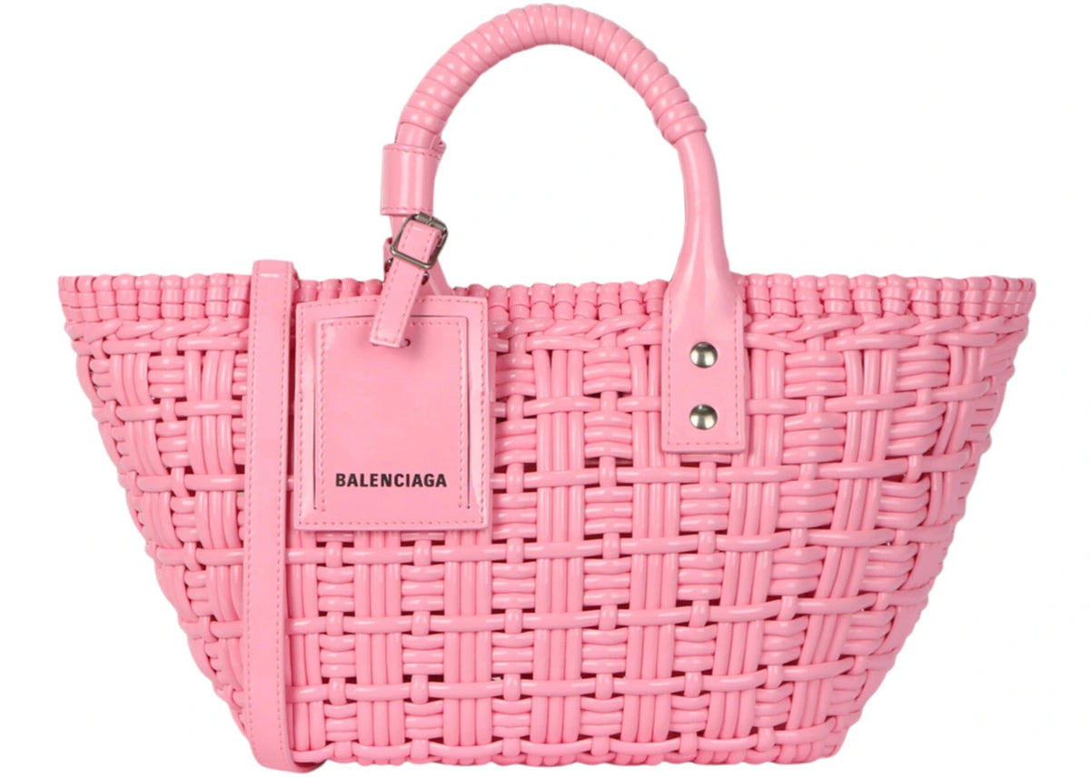 Balenciaga Bistro Xs Basket Top Handle Bag Sweet Pink -1