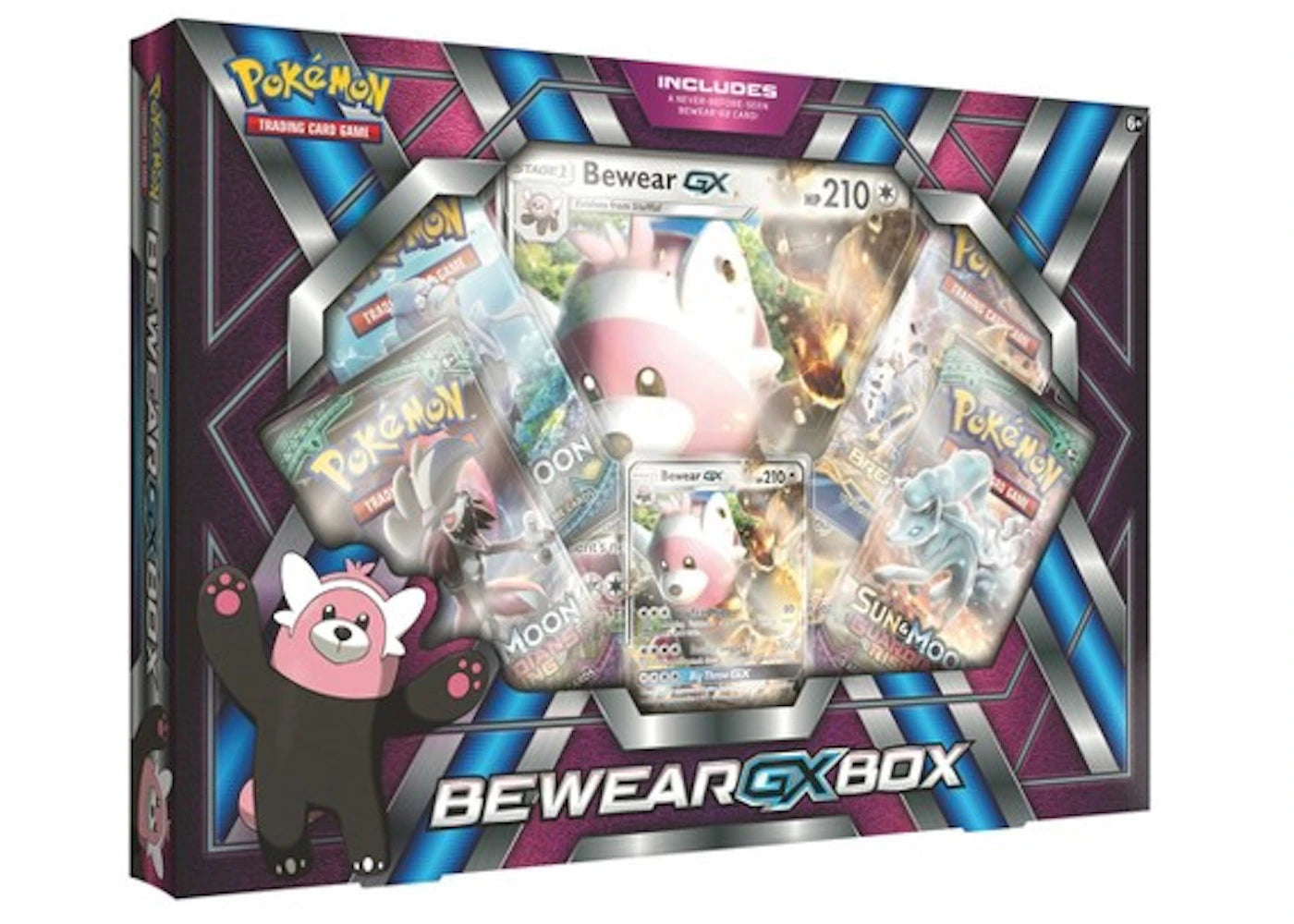 2017 Pokemon TCG Bewear GX Box -1