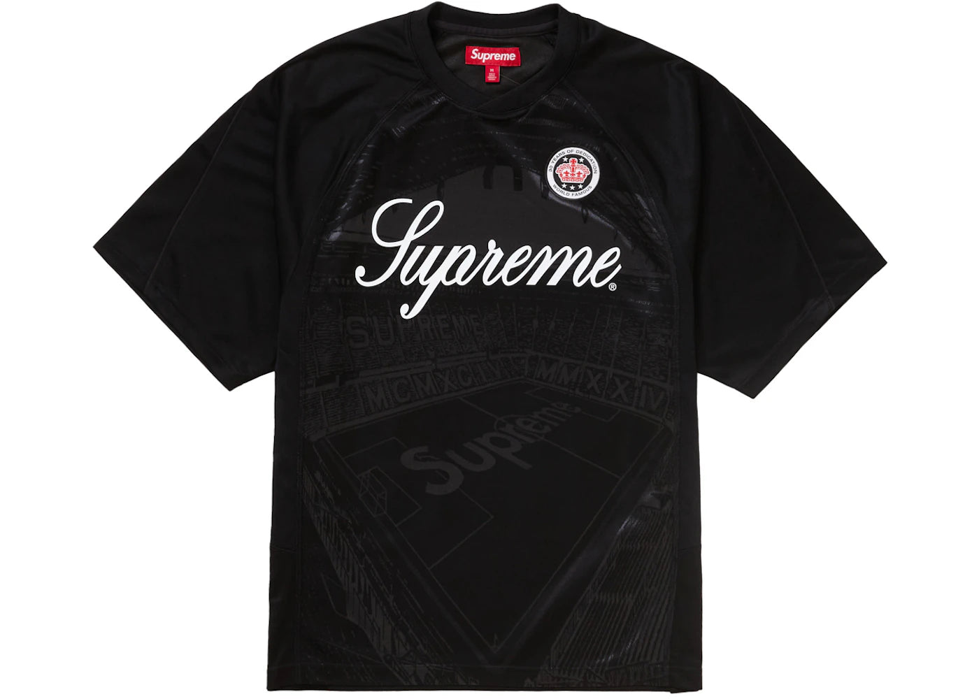 Supreme Jacquard Soccer Jersey Black -1