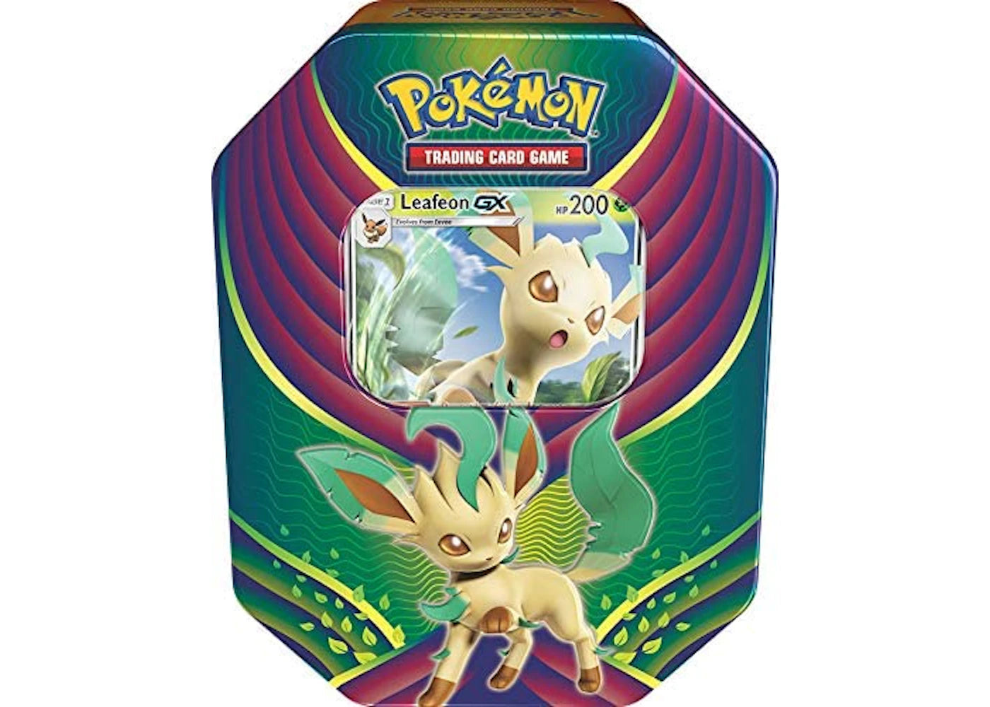 2018 Pokemon TCG Evolution Celebration Tin Leafeon GX -1
