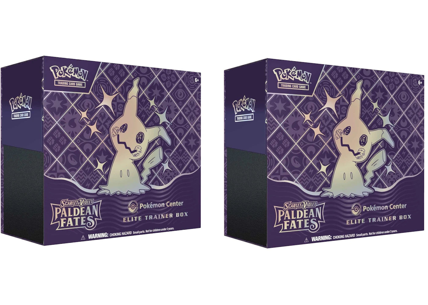 2024 Pokémon Scarlet & Violet Paldean Fates Pokemon Center Elite Trainer Box 2x Lot -1