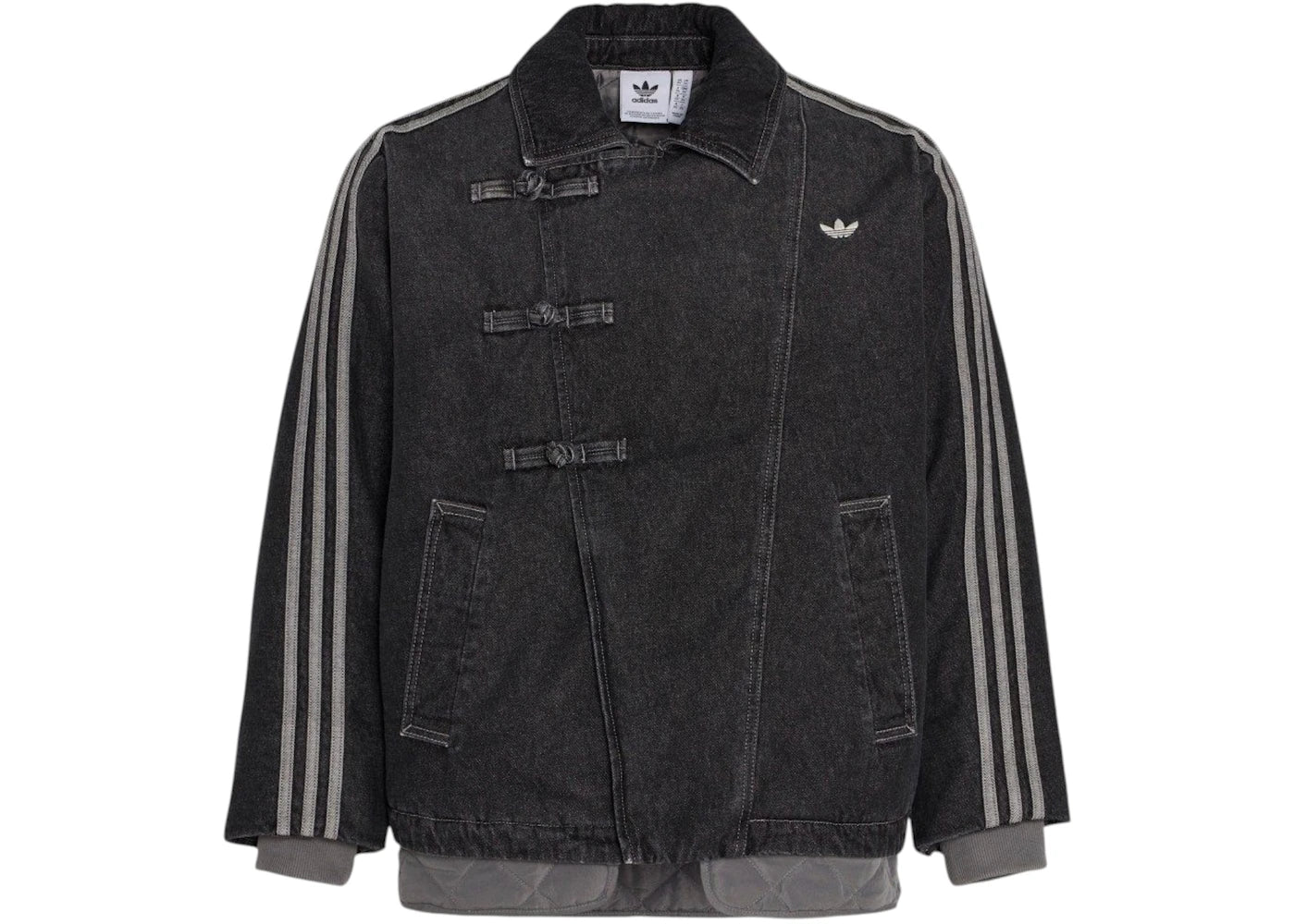 adidas New Year Pad Jacket (Asia Sizing) Medium Black Denim -1