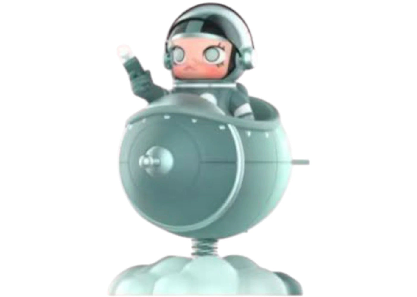 Pop Mart Mega Space Molly Blooming Series Silver Fern 1-1