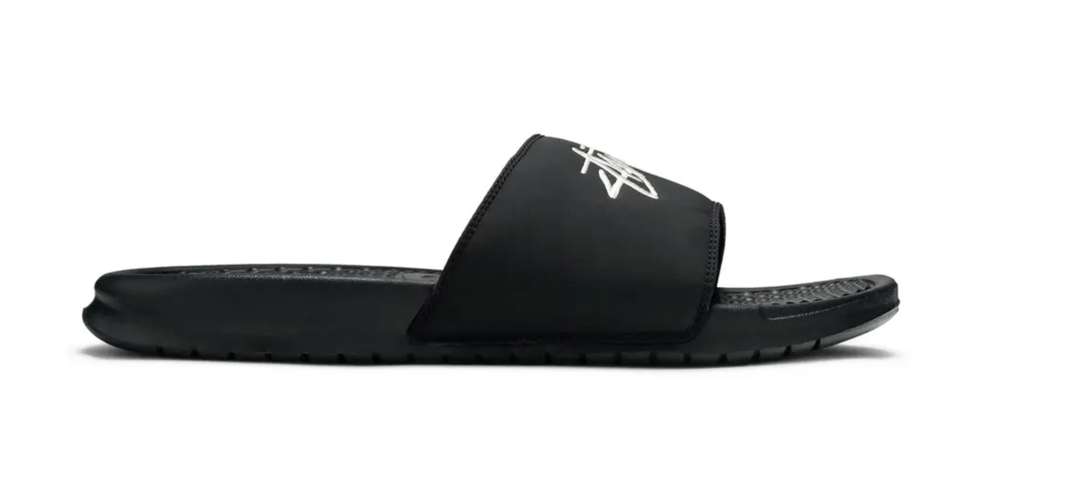 nike benassi stussy black 1