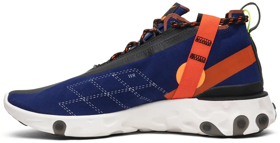 Nike React Runner Mid WR ISPA Blue Void Team Orange 