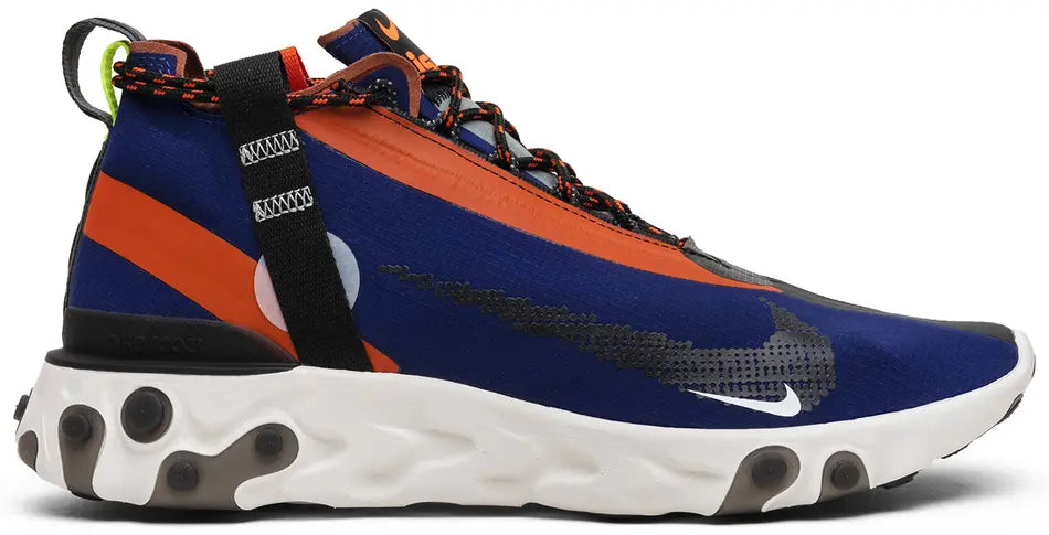 Nike React Runner Mid WR ISPA Blue Void Team Orange