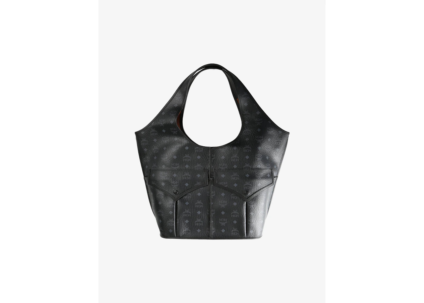 MCM Aren Vi X-Large Shopper Black -1