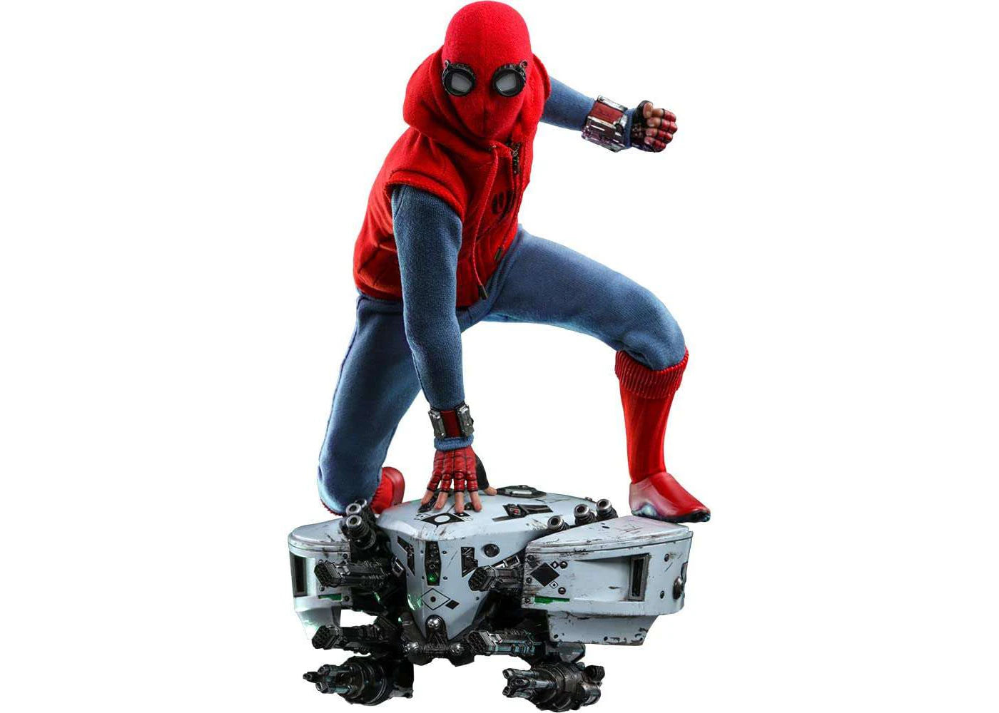 Hot Toys Marvel Movie Masterpiece Spider-Man Homemade Suit & Drone Collectible Figure -1