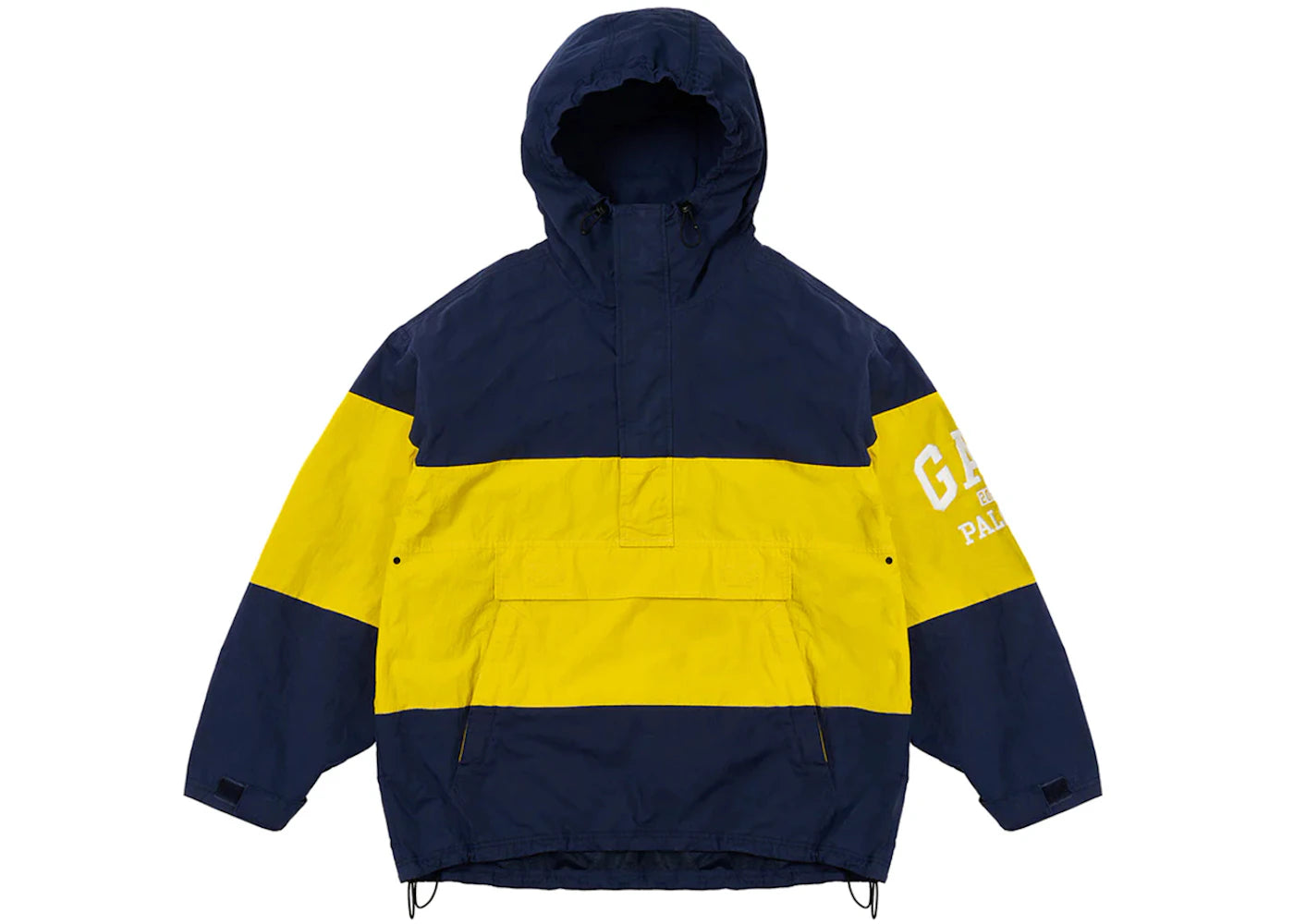 Palace x Gap Windbreaker Blue/Yellow -1