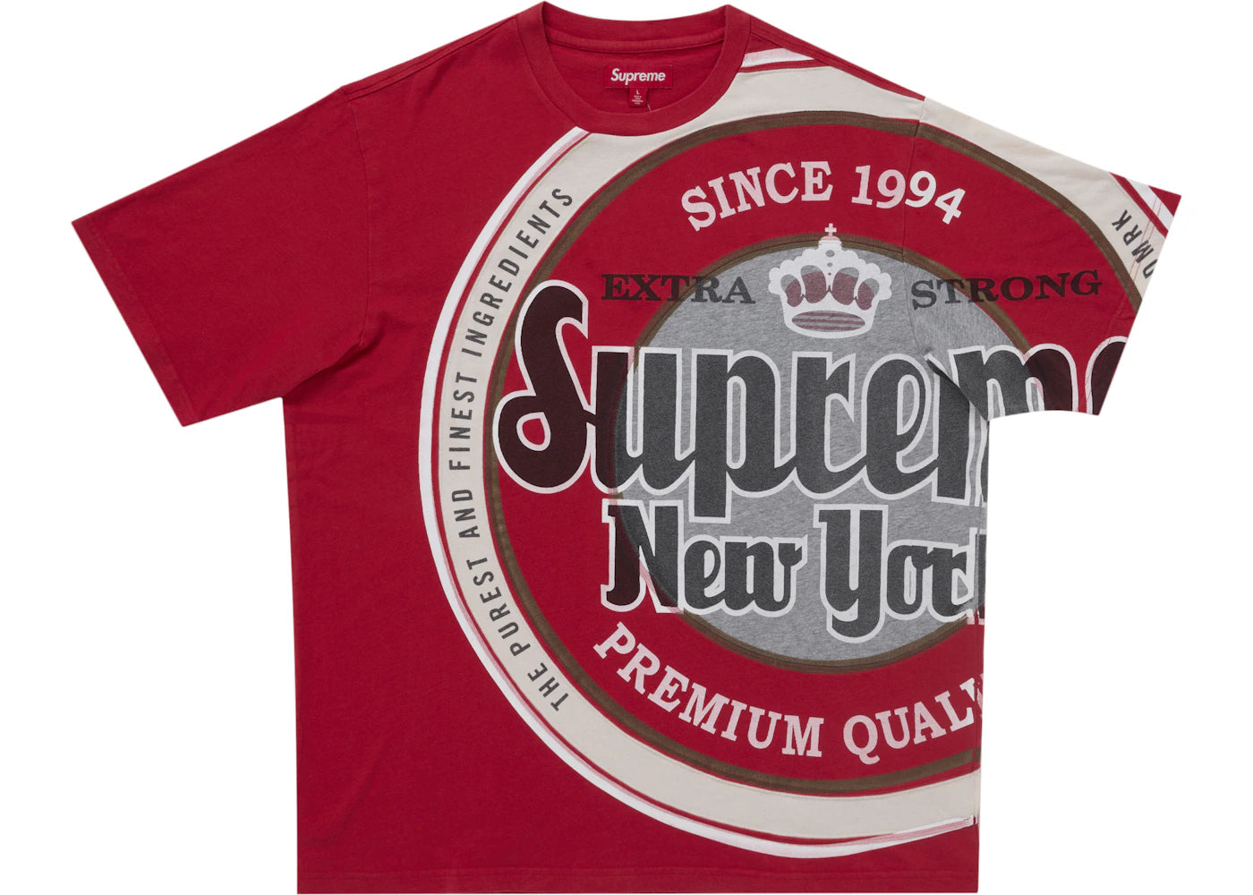 Supreme Lager S/S Top Red -1