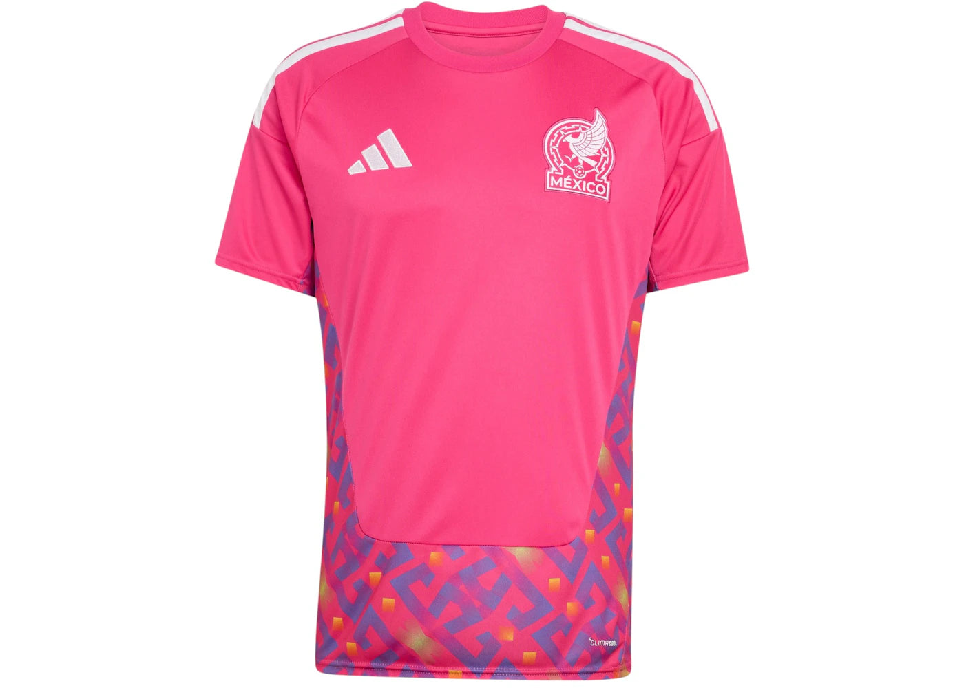 adidas Mexico 2026 Home Goalkeeper Jersey Team Real Magenta -1
