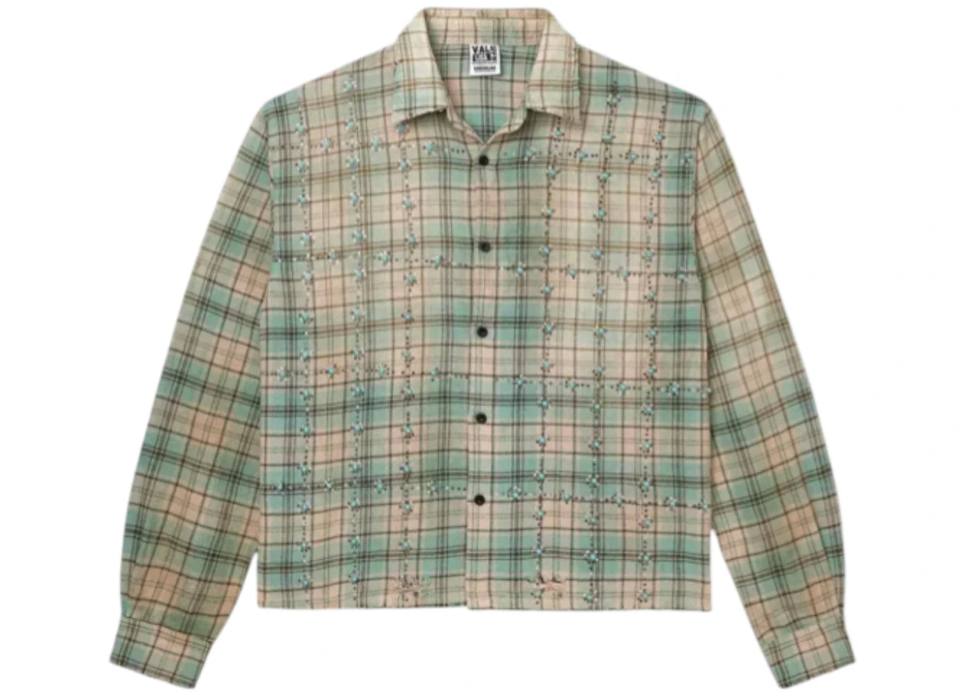 Vale Forever Little Gems L/S Flannel Green -1