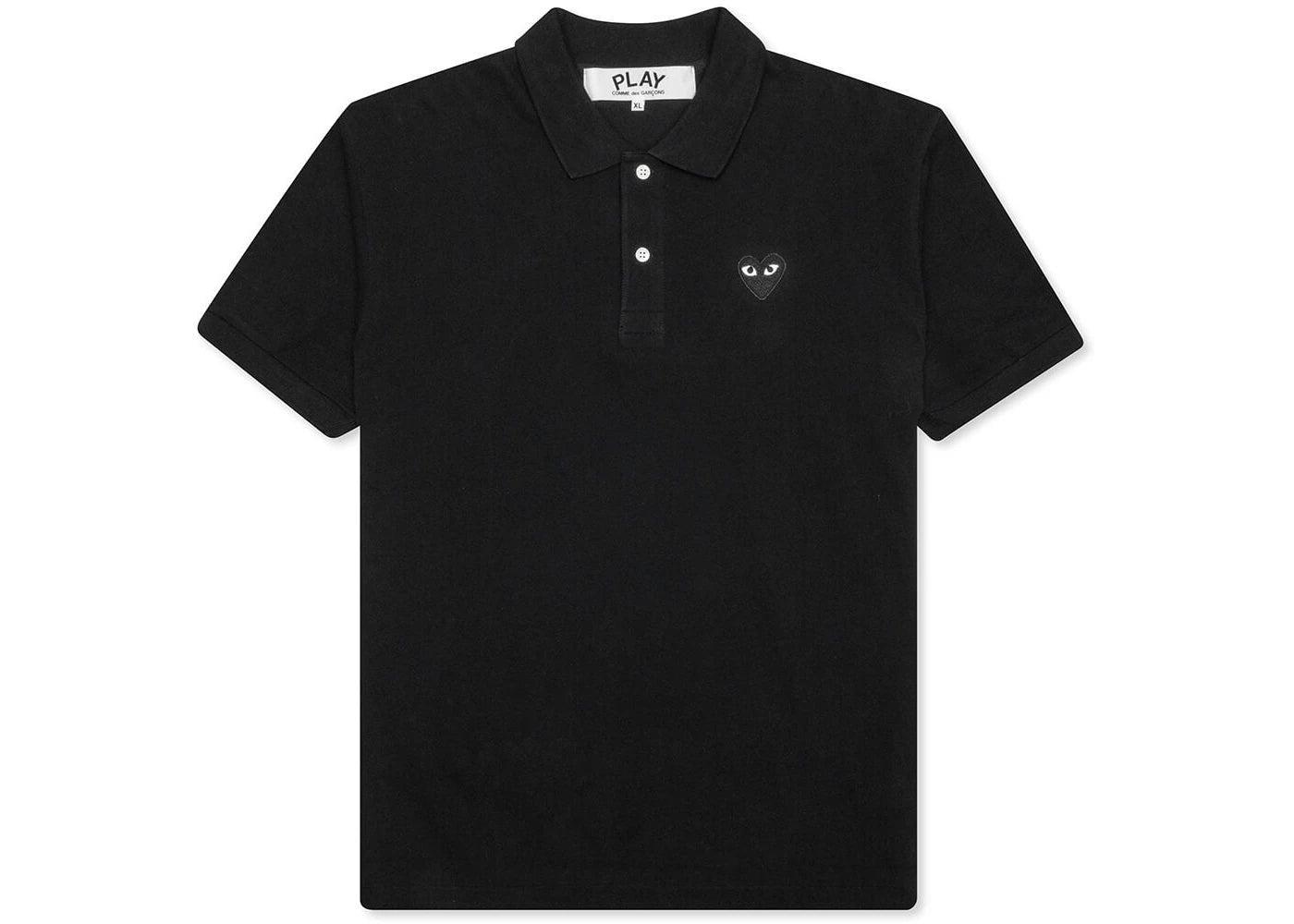 Comme des Garcons Play Black Emblem Polo Black -1