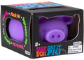 NeeDoh Dig’ It Pig Squishy Fidget Toy Purple -1
