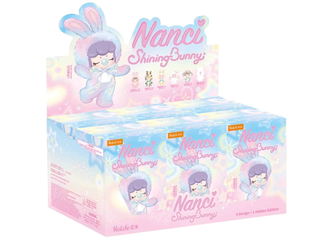 Rolife Nanci Shining Bunny Series Figure Sealed Case (6 Blind Box) -1