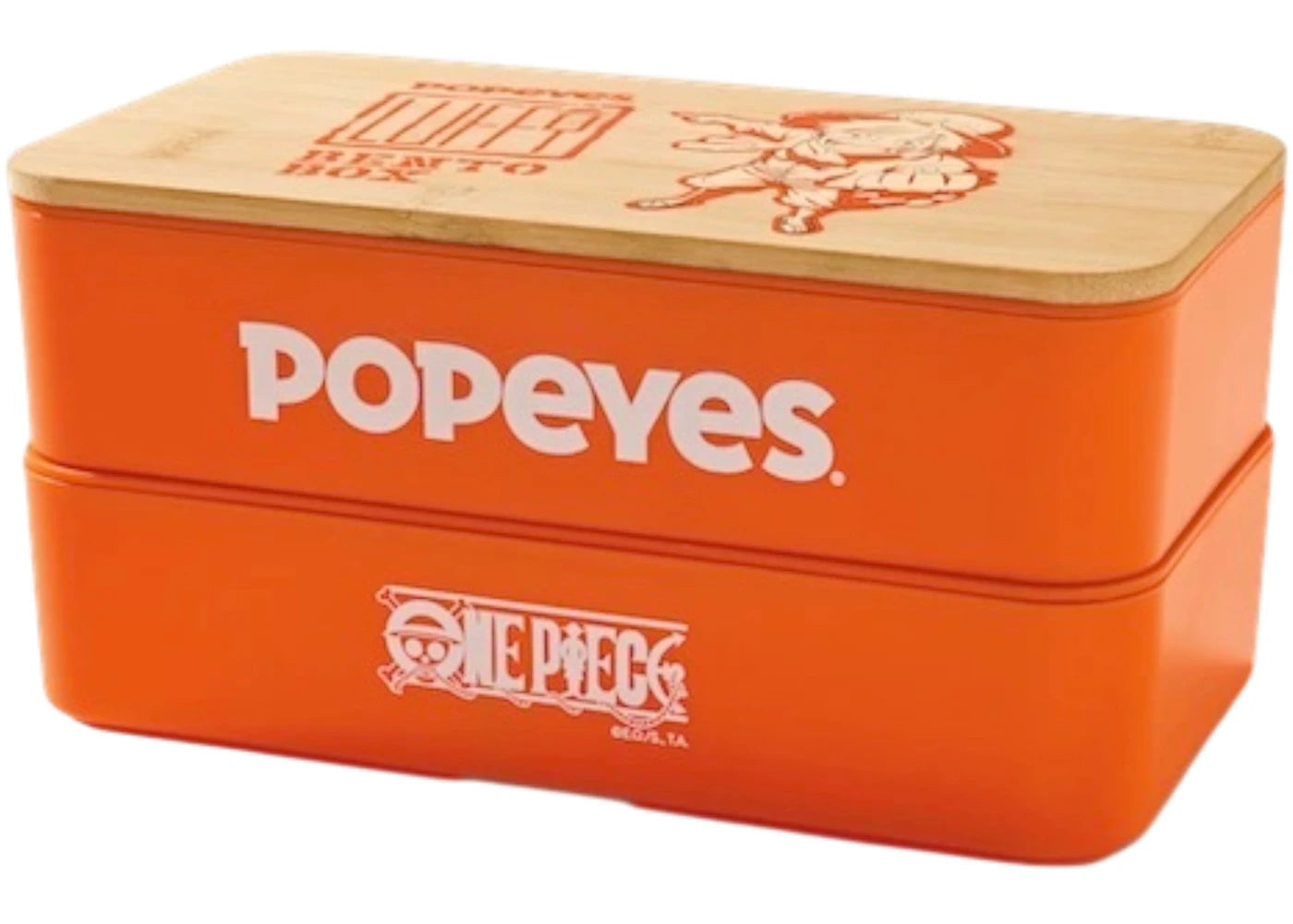 One Piece Popeyes Luffy Anime Bento Box -1