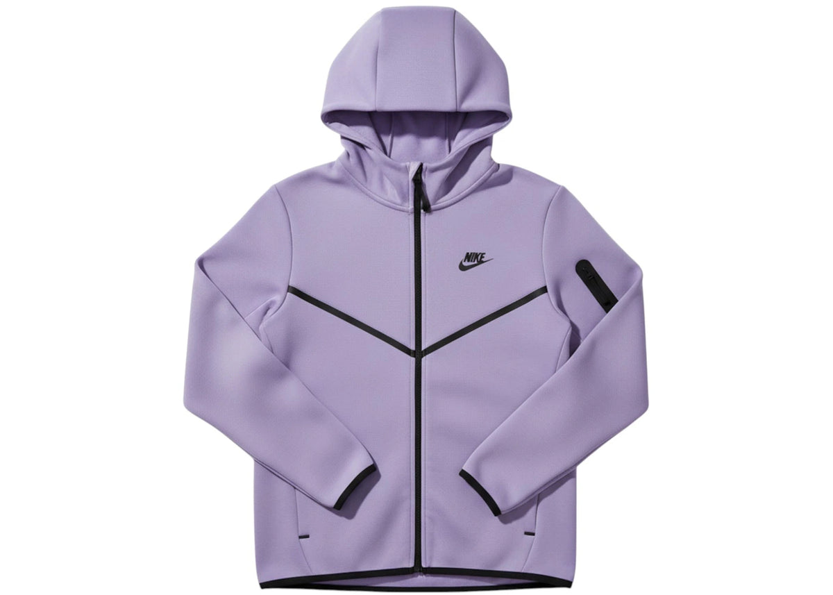 Nike Tech Fleece Windrunner Full Zip Hoodie Hydrangeas Black -1