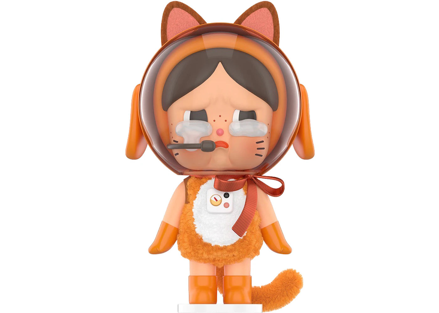 Pop Mart Crybaby Space Cat Figure Orange -1