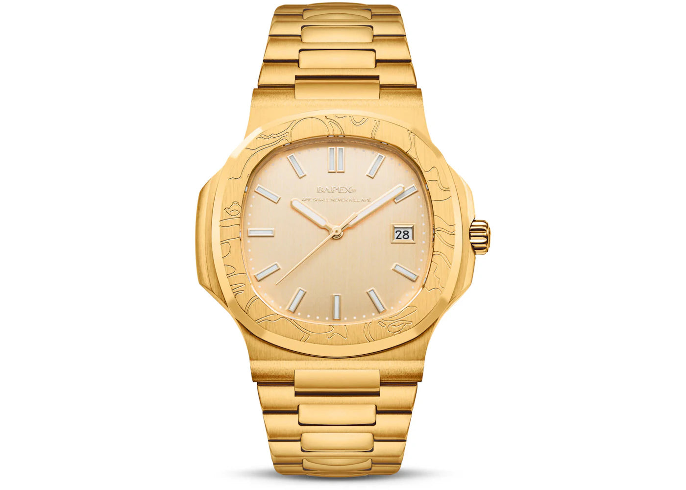 BAPE Type 10 BAPEX Watch Gold -1