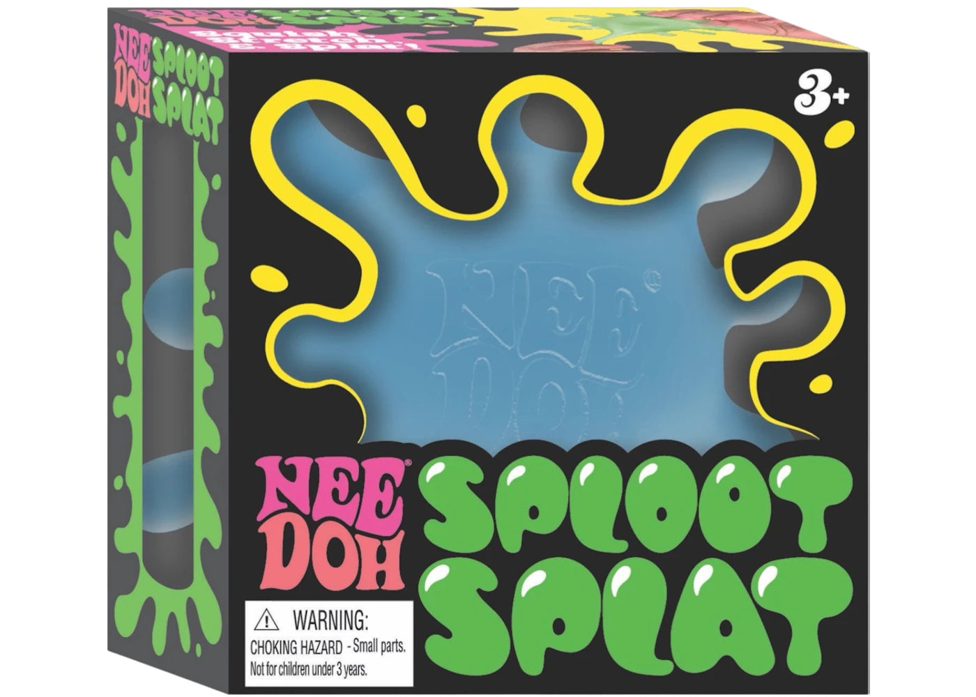 NeeDoh SplootSplat Squishy Fidget Toy Blue -1