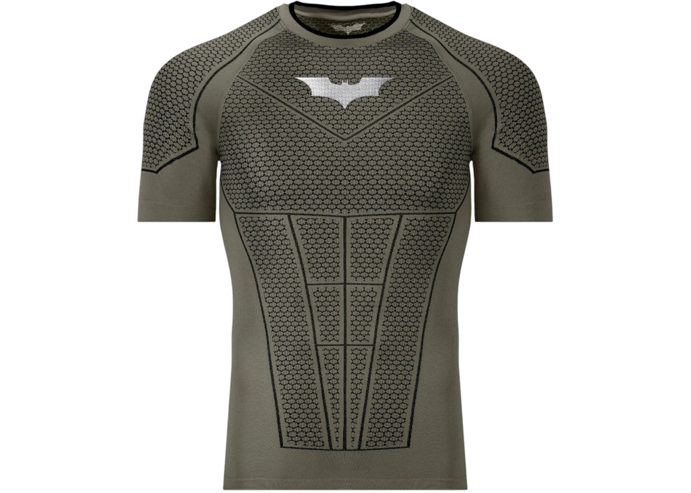 YoungLA x Batman Compression Tee Grey/Green -1
