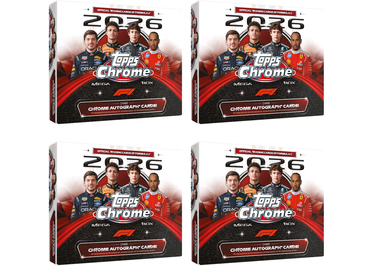 2026 Topps Chrome Formula 1 Mega Box 4x Lot -1