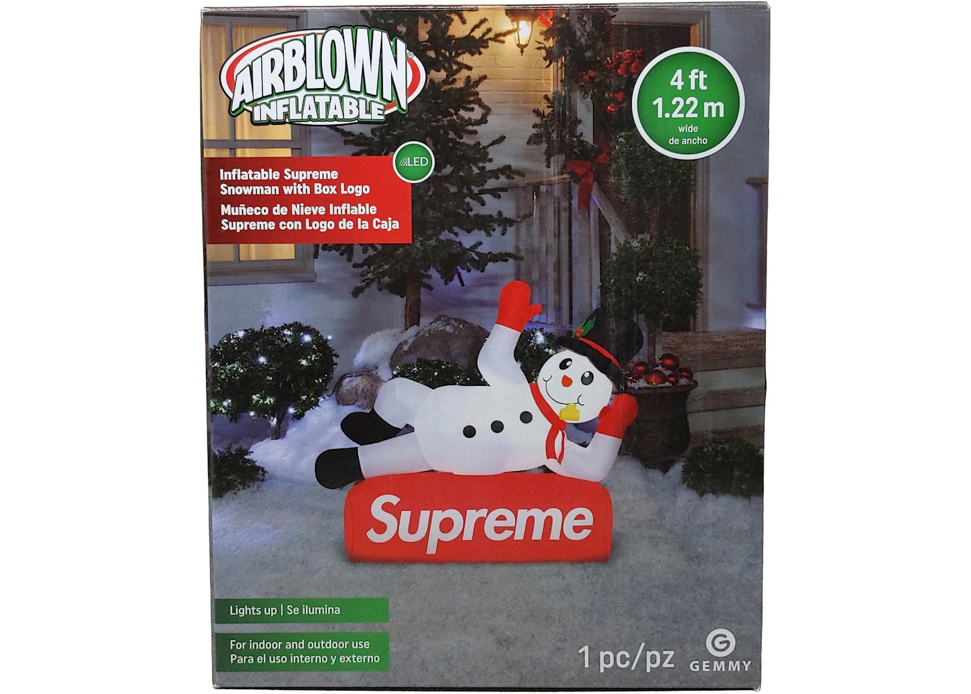 Supreme Large Inflatable Snowman White -1