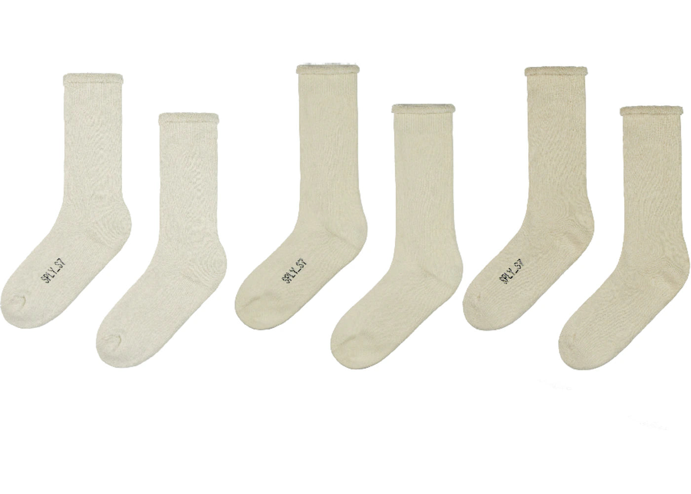Yeezy Bouclette Socks (3 Pack) Color One -1