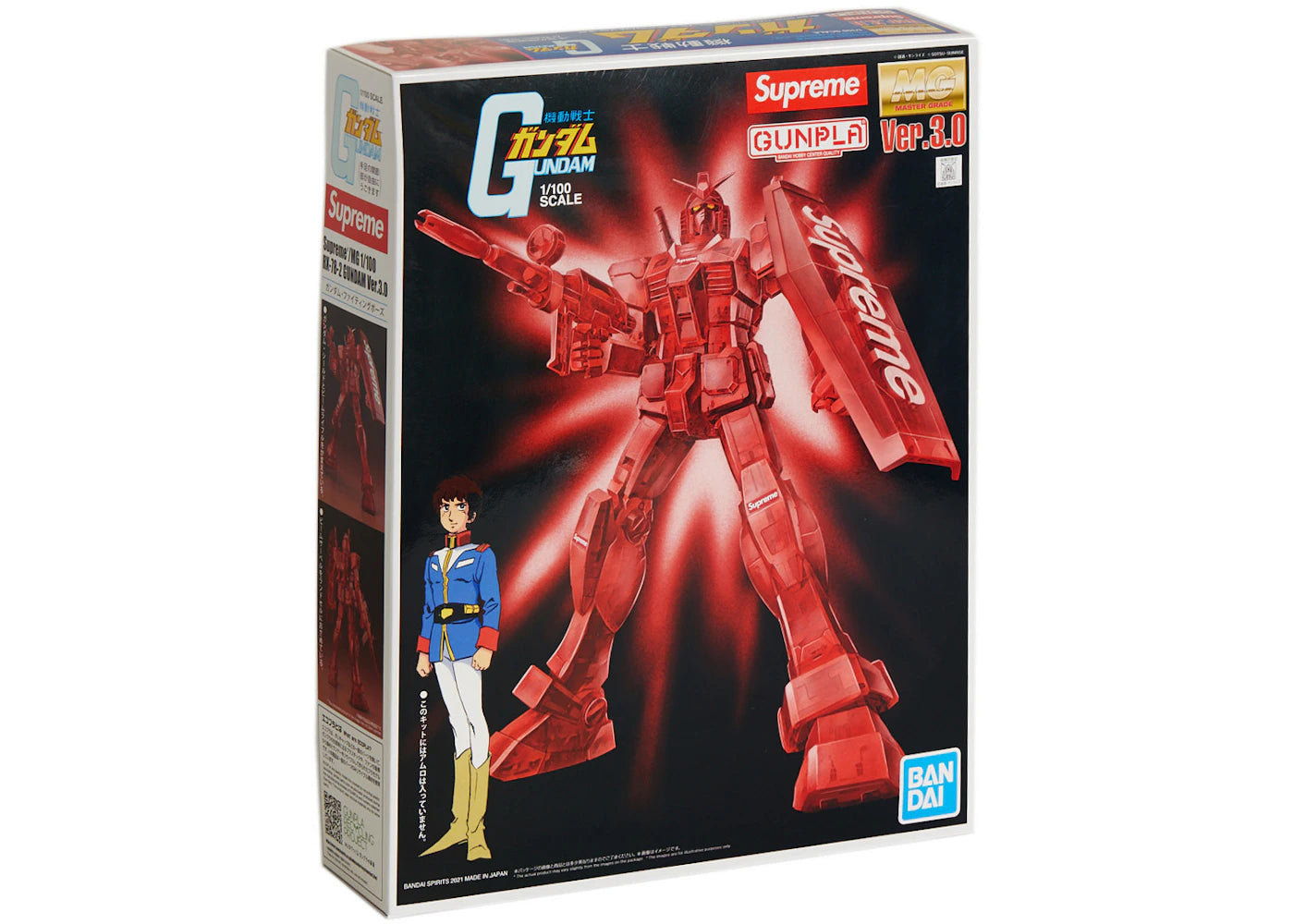 Supreme MG 1/100 RX-78-2 GUNDAM Ver. 3.0 Action Figure-1