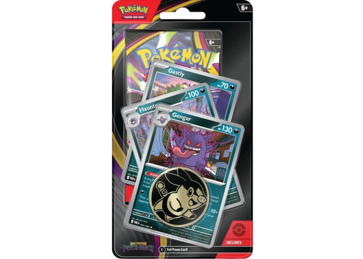 2026 Pokémon Mega Evolution Pitch Black Checklane Pack Blister (Random Promo) -1