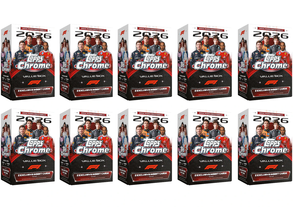 2026 Topps Chrome Formula 1 Value Box 10x Lot -1