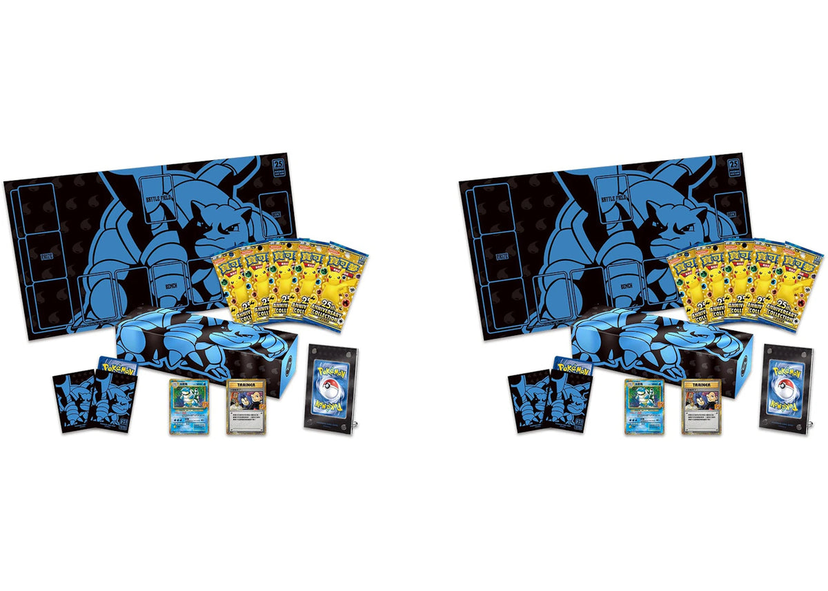 Pokémon TCG 25th Anniversary Collection Blastoise Box (Traditional Chinese) 2x Lot -1