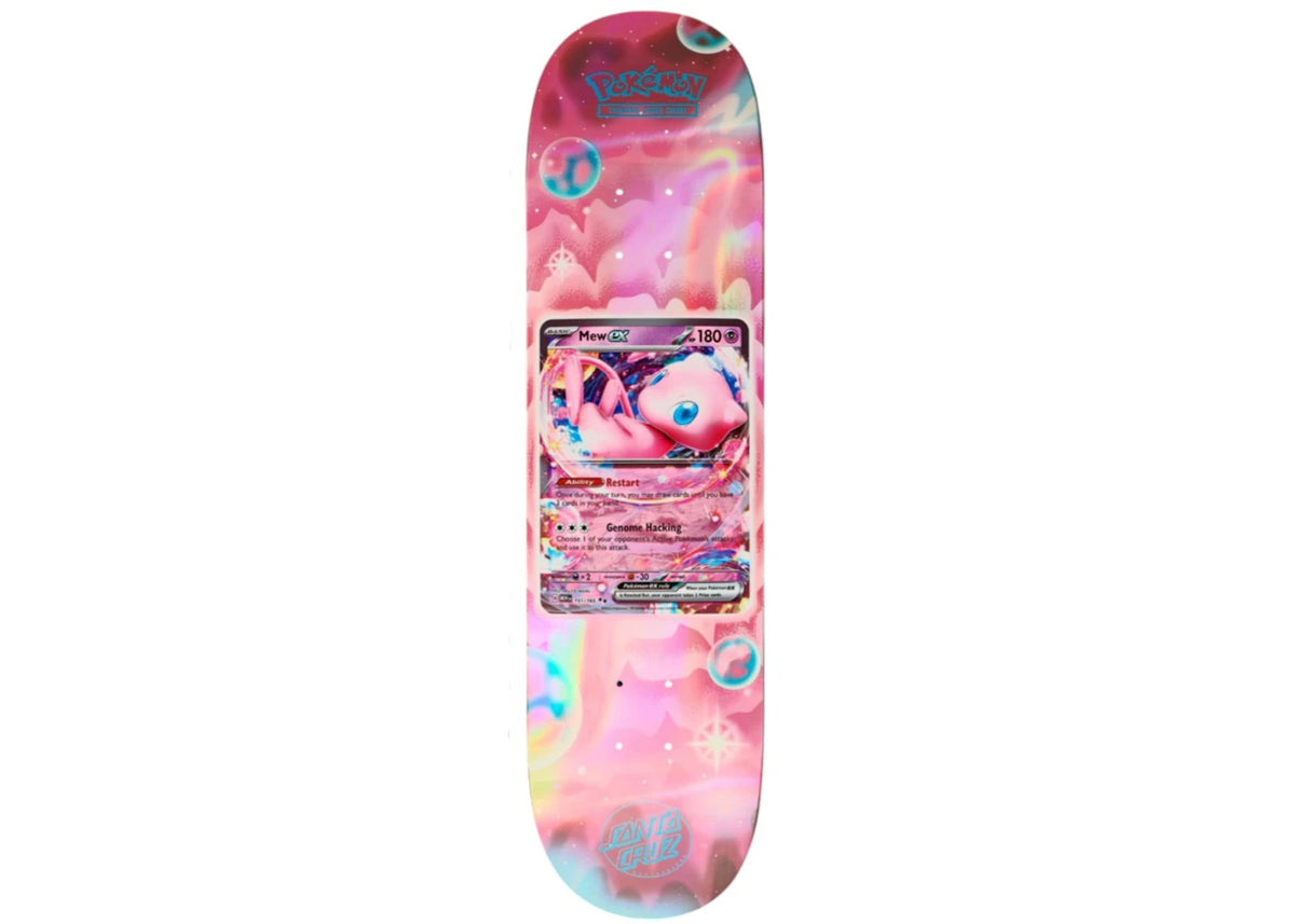 Santa Cruz Skateboards X Pokemon 2026 Skateboard Deck - Mew ex Edition -1