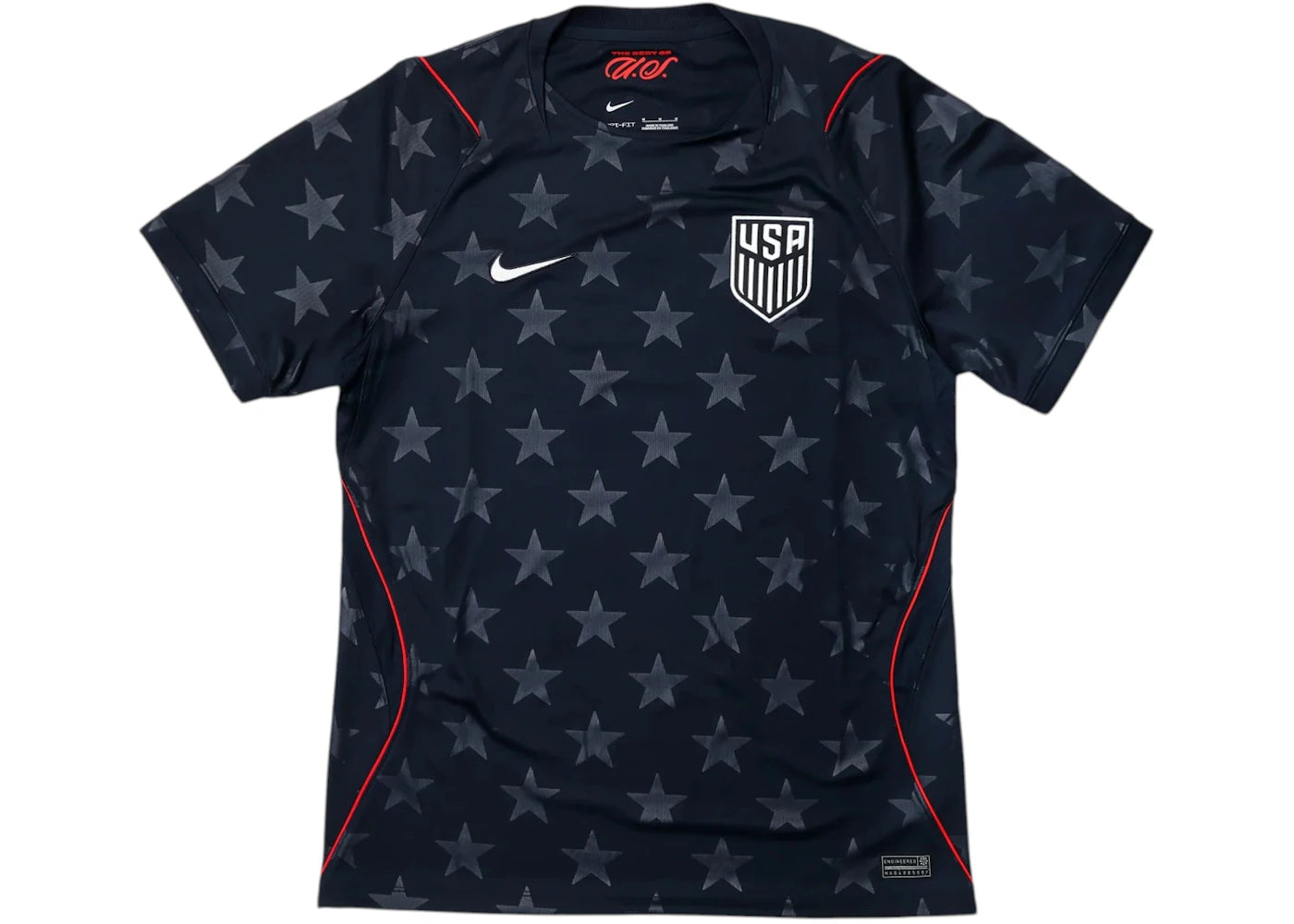 Nike USMNT 2026 Dri-Fit Stadium Away Replica Jersey Dark Obsidian/Pure Platinum -1