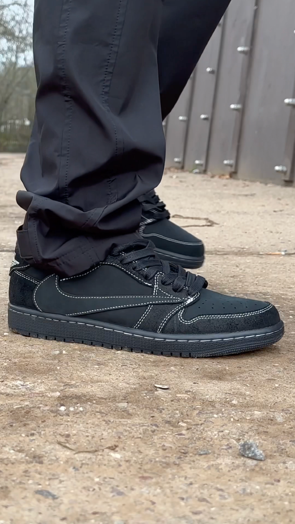 Air Jordan 1 Low SP Travis Scott Black Phantom MTHOR SHOP