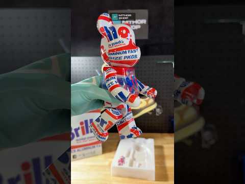 Bearbrick x Andy Warhol Brillo (2022) 100% & 400% Set