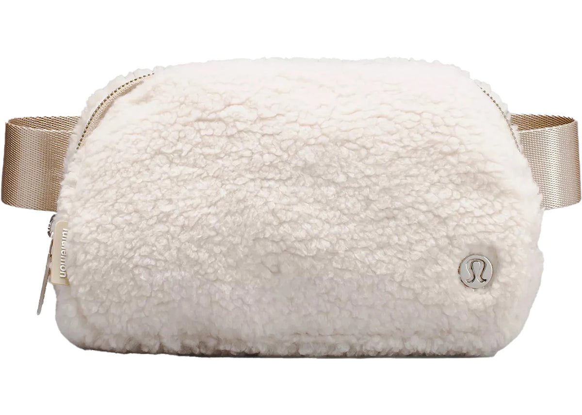 Lululemon Everywhere Fleece Belt Bag Crossbody Bag Natural Ivory/Trench -1