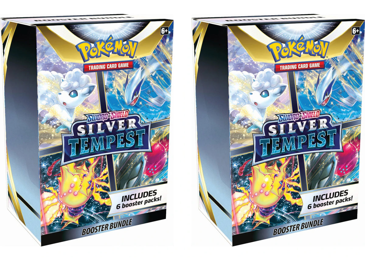 Pokémon TCG Sword & Shield Silver Tempest Booster Bundle 2x Lot -1